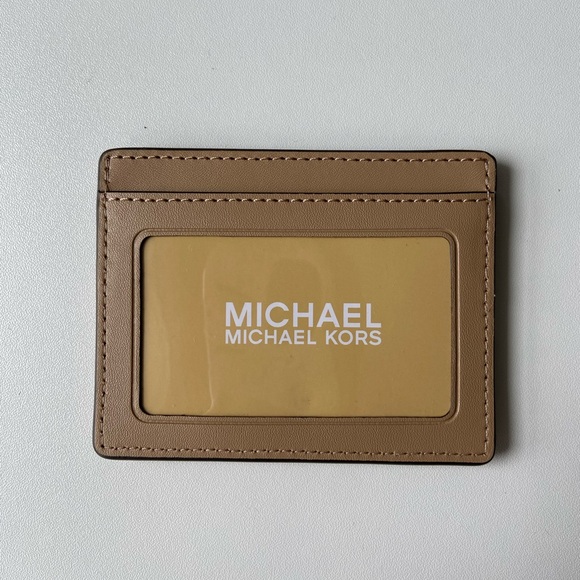 Michael Kors Tan and Cream Leopard Card Holder - Picture 4 of 6